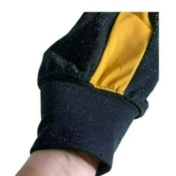 Wild Fable Black Zip Long Sleeves Shimmer Casual Lightweight Sweater Size M - Picture 8 of 13